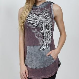 Vocal, Inc Sleeveless Hoodie